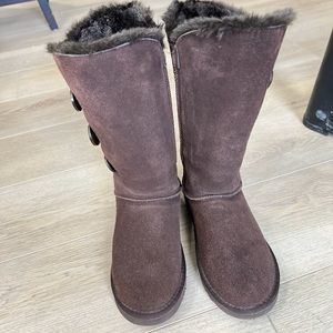 Ugg Bailey Button Tall boots Chocolate brown size 6 wide